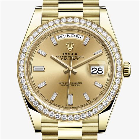 rolex daydate diamond|Rolex day date 40mm price.